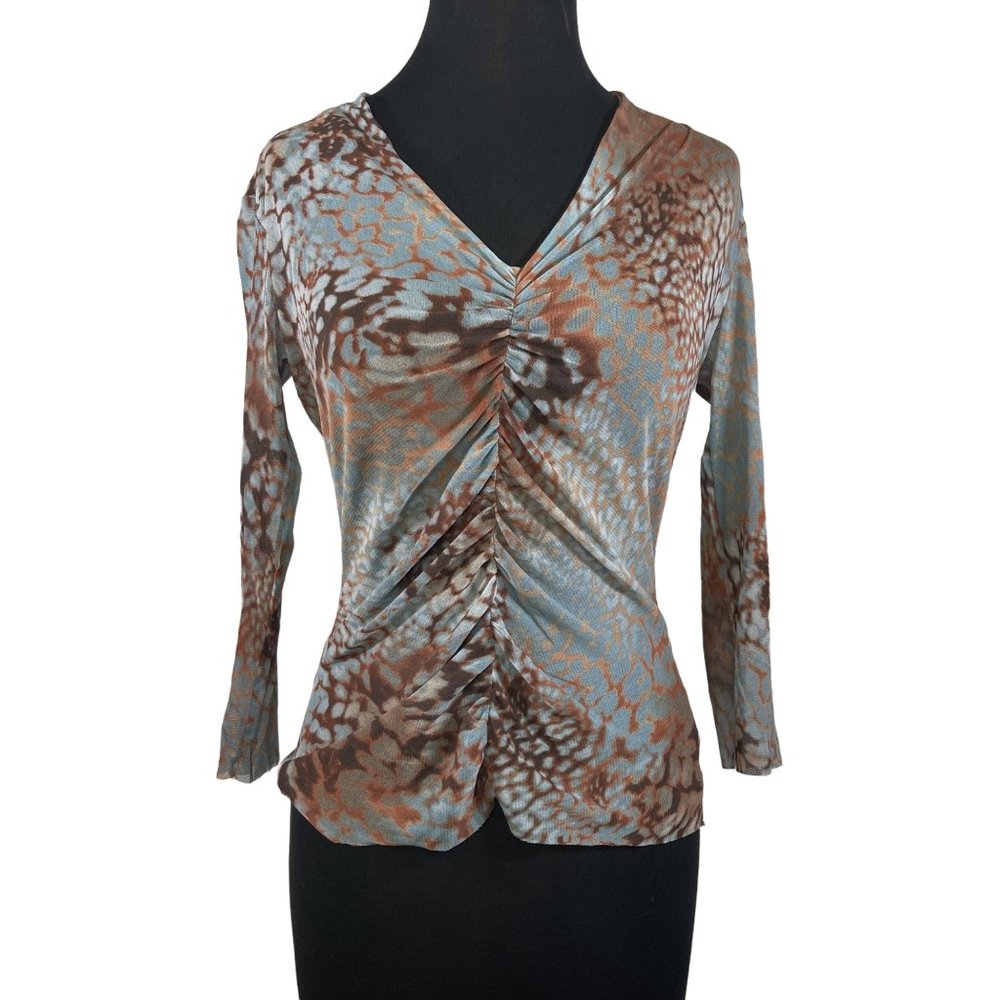 Juki Women's Size Small Ruched Front Shirt